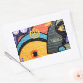 Sticker Rectangulaire Graffiti urbain (Enveloppe)
