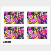 Sticker Rectangulaire Grafitti Rock 2 (Feuille)