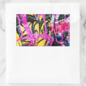Sticker Rectangulaire Grafitti Rock 2 (Sac)