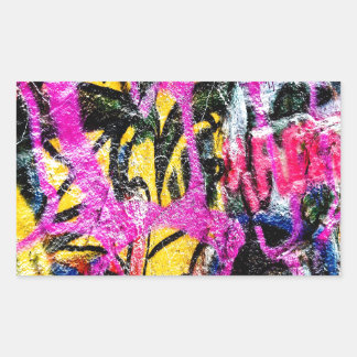 Sticker Rectangulaire Grafitti Rock 2
