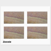 Sticker Rectangulaire Grain de bois (Feuille)