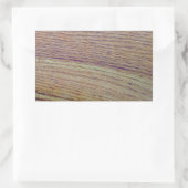 Sticker Rectangulaire Grain de bois (Sac)