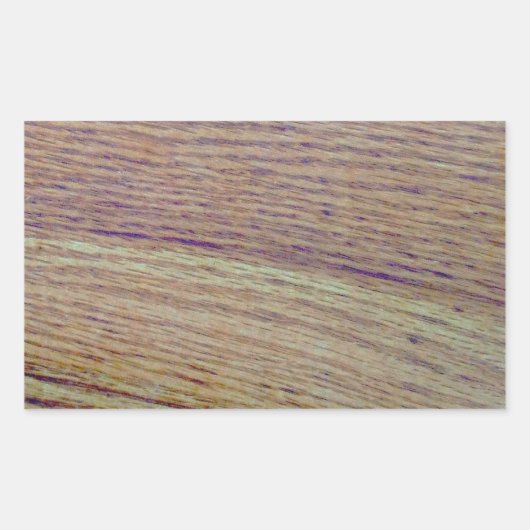 Sticker Rectangulaire Grain de bois (Devant)