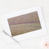 Sticker Rectangulaire Grain de bois (Enveloppe)