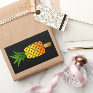 Sticker Rectangulaire Graine d'ananas rafraîchissante et drôle pour l'ét