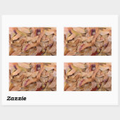 Sticker Rectangulaire graines d'érable texture motif nature arrière - pl (Feuille)