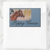 Sticker Rectangulaire Graisse de pavot (Sac)