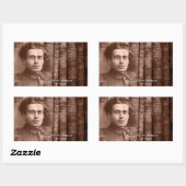 Sticker Rectangulaire Gramsci - Rien sera définitif (Feuille)
