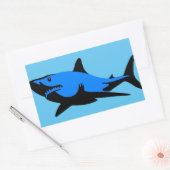 Sticker Rectangulaire Grand blanc (Enveloppe)