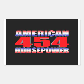 Sticker Rectangulaire grand bloc chevy 454