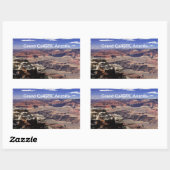 Sticker Rectangulaire Grand Canyon, Arizona (Feuille)
