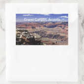 Sticker Rectangulaire Grand Canyon, Arizona (Sac)