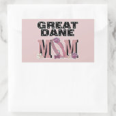 Sticker Rectangulaire Grand Dane MOM (Sac)