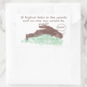 Sticker Rectangulaire Grand pied (Sac)