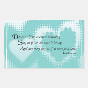 Sticker Rectangulaire Grandgirl Graduation Danse, Horizontale, Cadeau