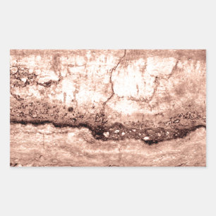 Sticker Rectangulaire Granite marron beige sépia orange brûlé moderne