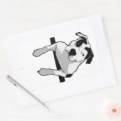 Sticker Rectangulaire Graphique à bille en T Pit Bull (Enveloppe)