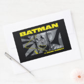 Sticker Rectangulaire Graphique triptyque de la bande dessinée de Batman (Enveloppe)