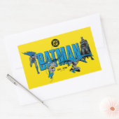 Sticker Rectangulaire Graphisme Batman Légendes Pour Toujours (Enveloppe)