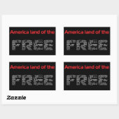 STICKER RECTANGULAIRE "GRATUIT" (Feuille)