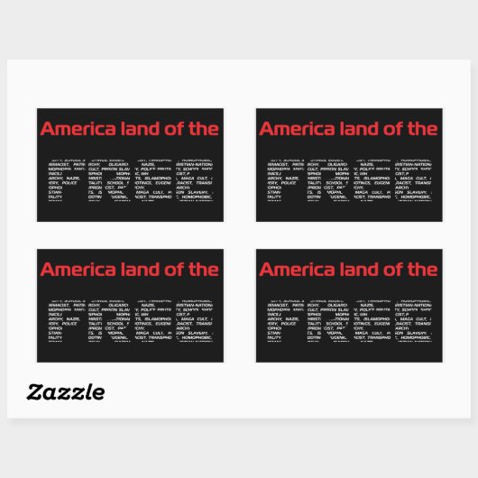 STICKER RECTANGULAIRE "GRATUIT" (Feuille)