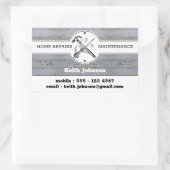 Sticker Rectangulaire Gray Gris professionnel Grain Manufacture (Sac)