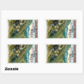 Sticker Rectangulaire Great Western Railway ~ Pays de Galles (Feuille)