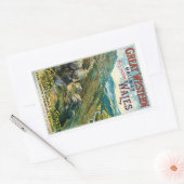 Sticker Rectangulaire Great Western Railway ~ Pays de Galles (Enveloppe)