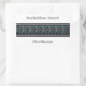 Sticker Rectangulaire Grec Black (Sac)