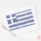 Sticker Rectangulaire Grèce (Enveloppe)