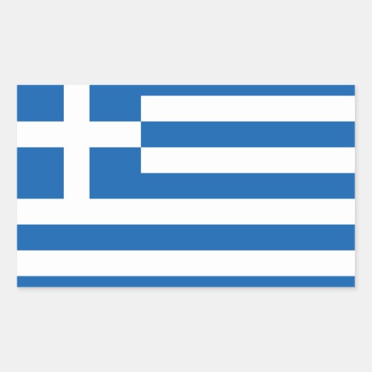 Sticker Rectangulaire Grèce (Devant)