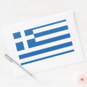 Sticker Rectangulaire Grèce (Enveloppe)