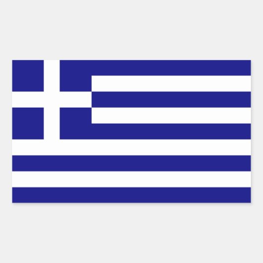 STICKER RECTANGULAIRE GREECE (Devant)