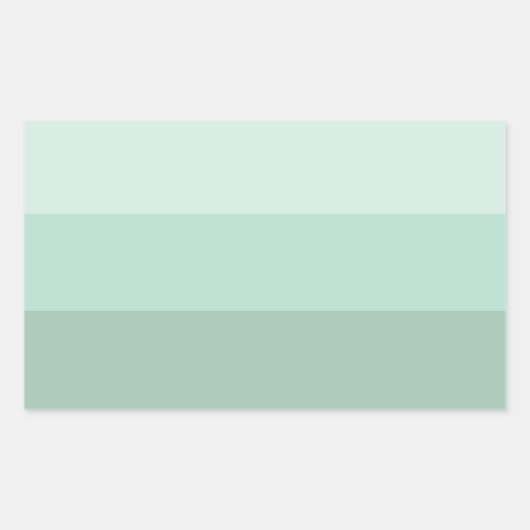 Sticker Rectangulaire Green ombre (Devant)