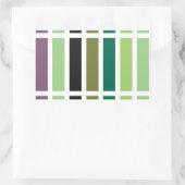 Sticker Rectangulaire Green purple Black Hues (Sac)