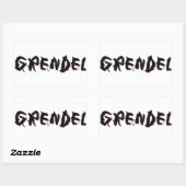 Sticker Rectangulaire Grendel (Feuille)