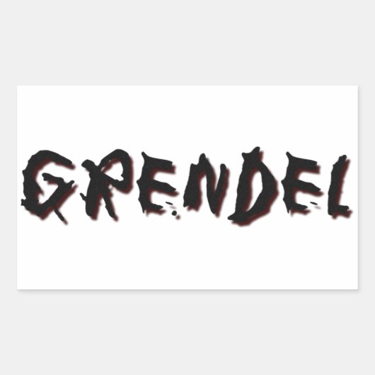 Sticker Rectangulaire Grendel (Devant)