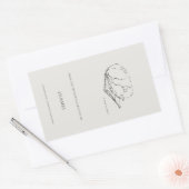 Sticker Rectangulaire Greyhound- Custom Ex libris bookplate  (Enveloppe)