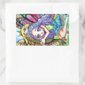 Sticker Rectangulaire Griffin et Fairy (Sac)