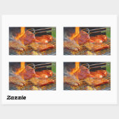 Sticker Rectangulaire griller (Feuille)