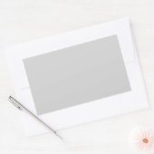 Sticker Rectangulaire gris clair (Enveloppe)
