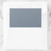 Sticker Rectangulaire Gris d'ardoise (Sac)