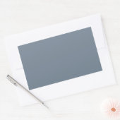 Sticker Rectangulaire Gris d'ardoise (Enveloppe)