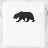 Sticker Rectangulaire Grizzly Bear (Sac)