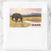 Sticker Rectangulaire Grizzly Pond (Sac)