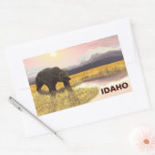 Sticker Rectangulaire Grizzly Pond (Enveloppe)