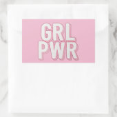 STICKER RECTANGULAIRE GRL PWR (Sac)