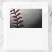 Sticker Rectangulaire Gros plan de base-ball (Sac)