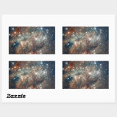 Sticker Rectangulaire Gros plan de la Tarantula Nebula (Feuille)