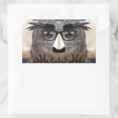 Sticker Rectangulaire Groucho Marx Eagle Owl (Sac)